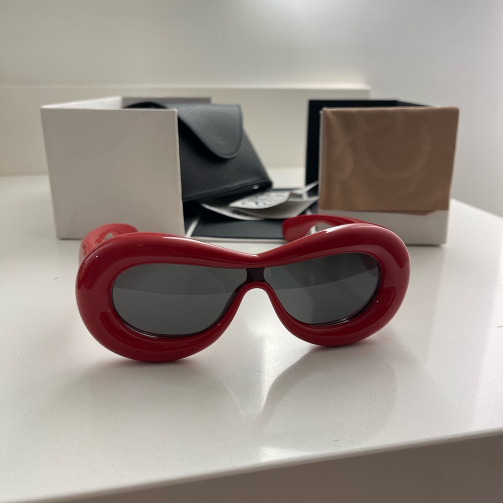 Loewe Red Inflated Mask Sunglasses
